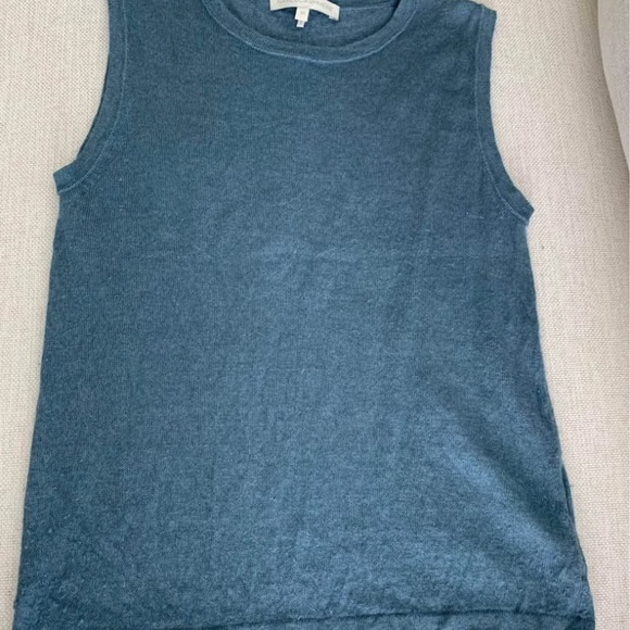 NakedCashmere Blue Tank Top,size XS - Picture 3 of 10